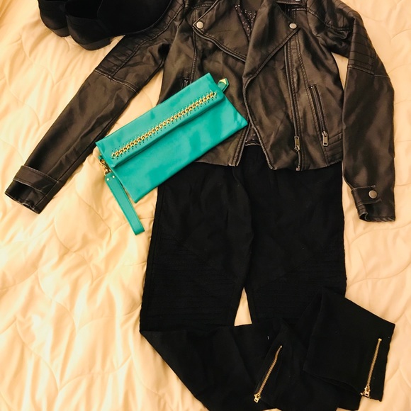 Pants - Black Moto pants